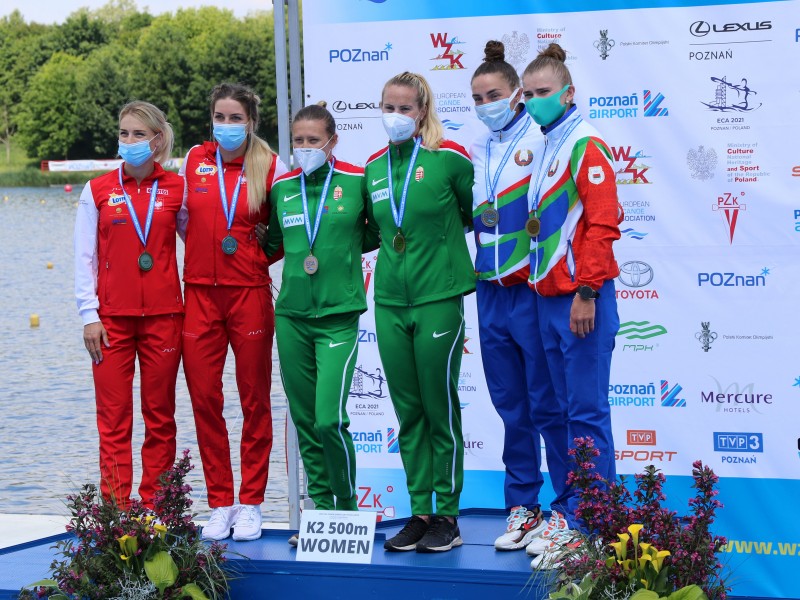 Hungarians show power on Day 3 of the 2021 ECA Canoe Sprint and Paracanoe European Championships in Poznan