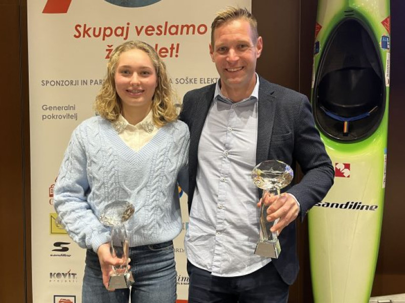 Ana Šteblaj and Benjamin Savšek best paddlers of the year in Slovenia