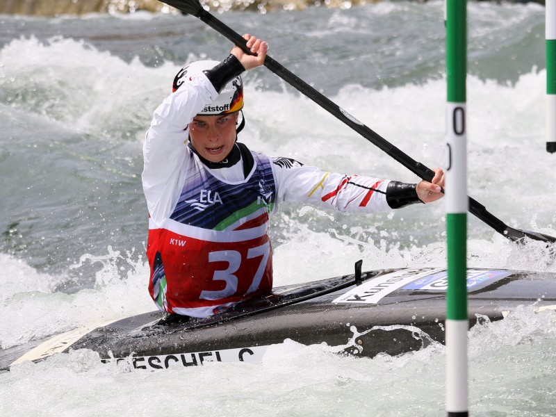 Cindy Poeschel and Giovanni De Gennaro the fastest on the opening day of European Championships in Ivrea