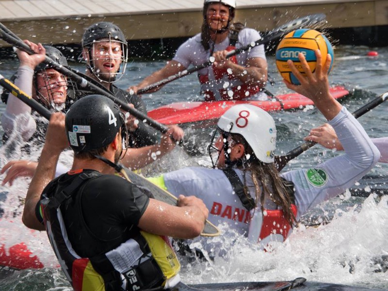 Germany unbeatable at the ECA Canoe Polo Cup in Denmark