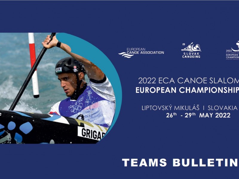 BULLETIN N.2 – 2022 ECA Canoe Slalom European Championships 