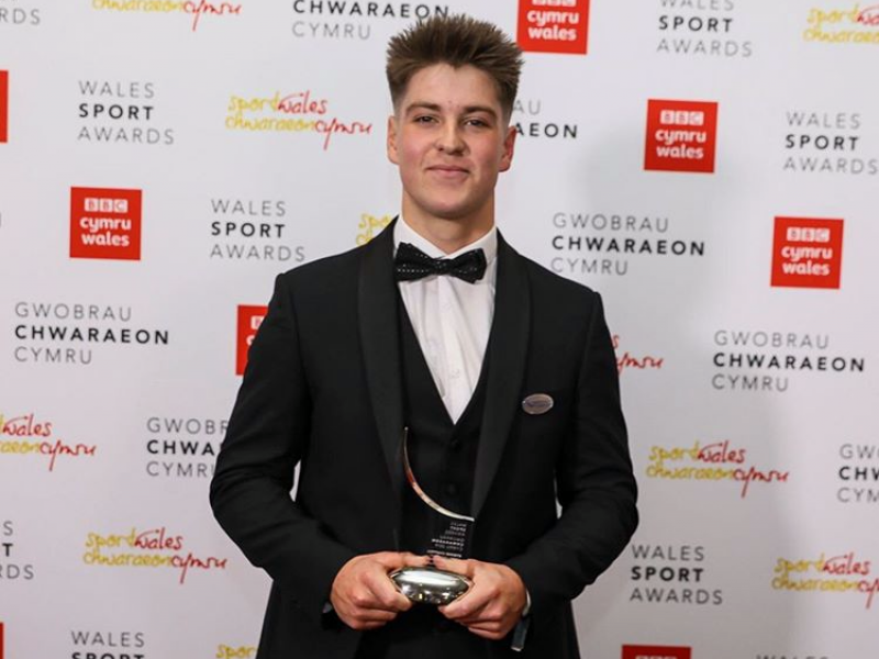 Etienne Chappell won Wales Young Sportsman of the year award