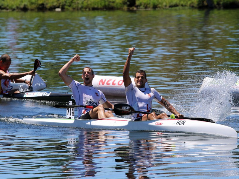 The last medals of Canoe Marathon European Championships to Hungary and Spain