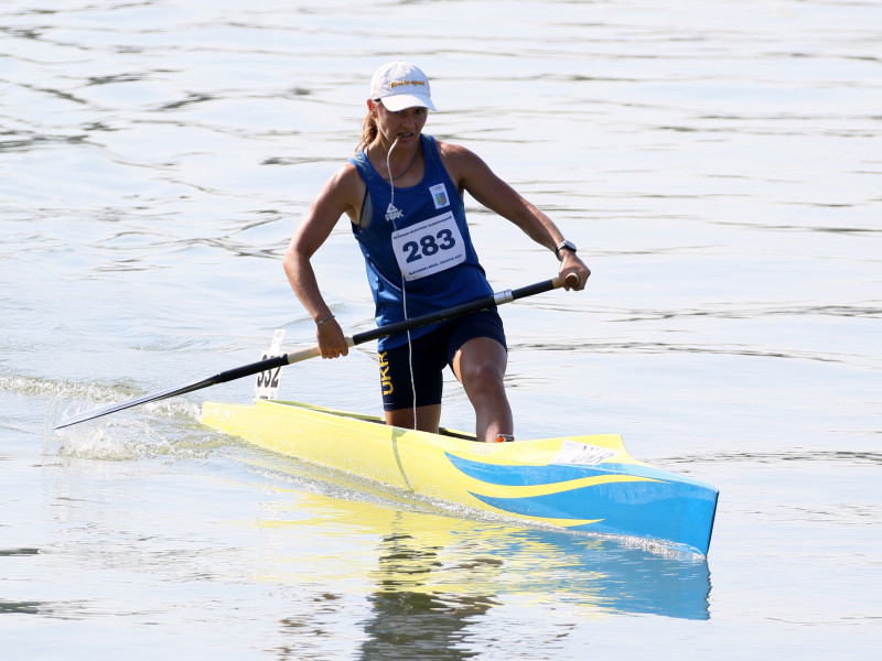 Liudmyla Babak claimed her fifth European Canoe Marathon Champion title