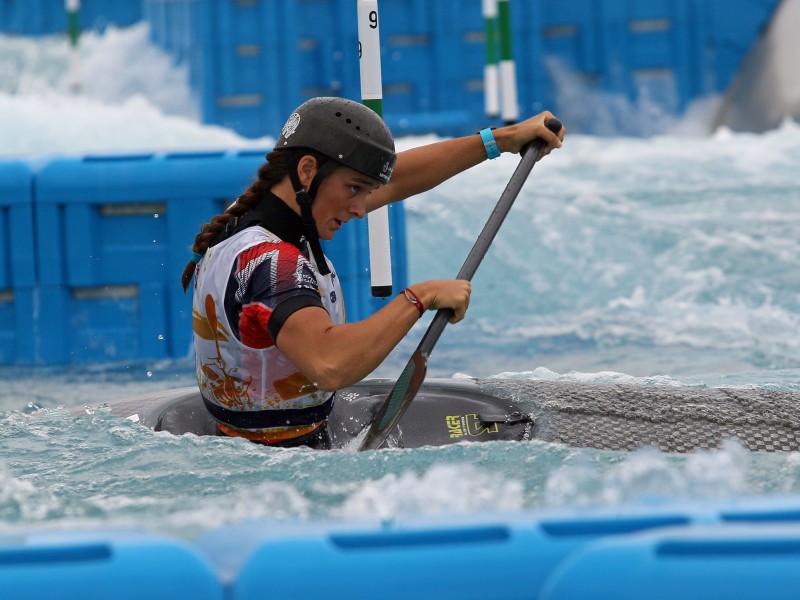 Canoe Slalom paddlers competed at pre-Olympic race in Tokyo