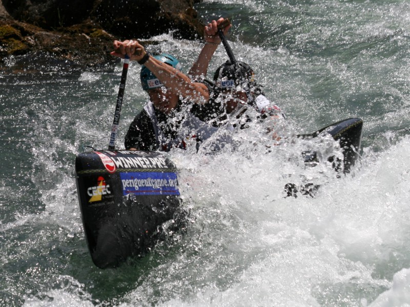 Triple wins for French C2 and Slovenian K1 paddlers in Skopje