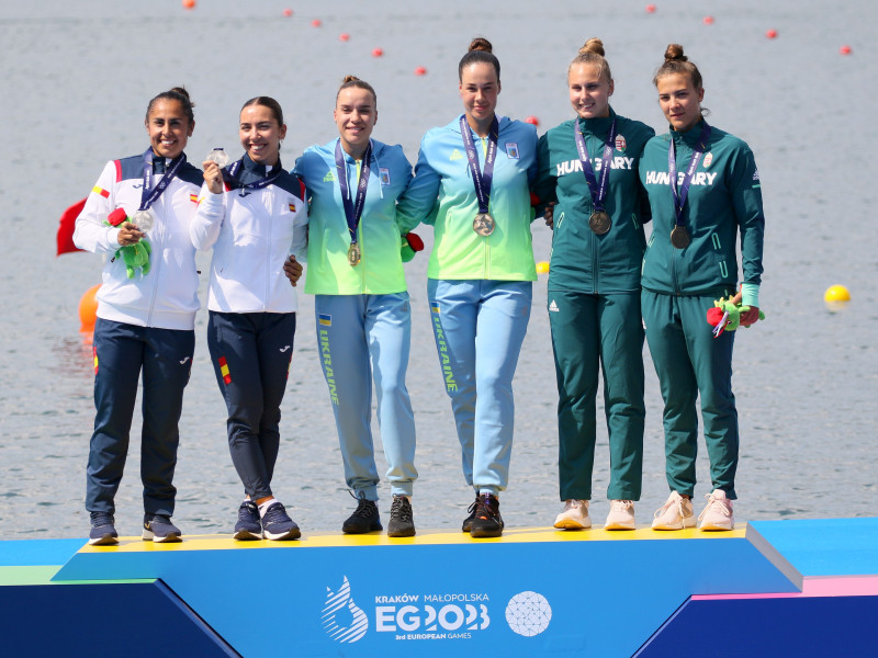 First medals awarded at Canoe Sprint