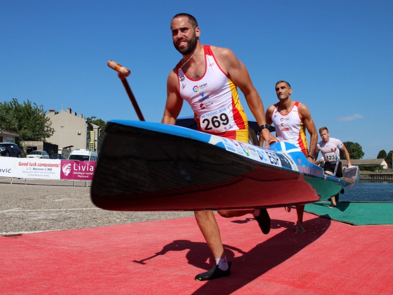 Kiszli – Mihalik, Romero – Grana and Boros - Solti win the remaining gold medals of the 2018 ECA Canoe Marathon European Championships