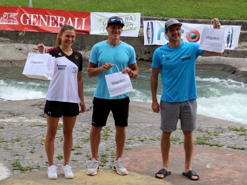Kauzer, Apel and Božič overall winners of ECA Canoe Slalom European Cup