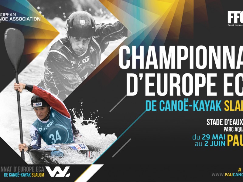 The 2019 ECA Canoe Slalom European Championships in Pau starts tomorrow