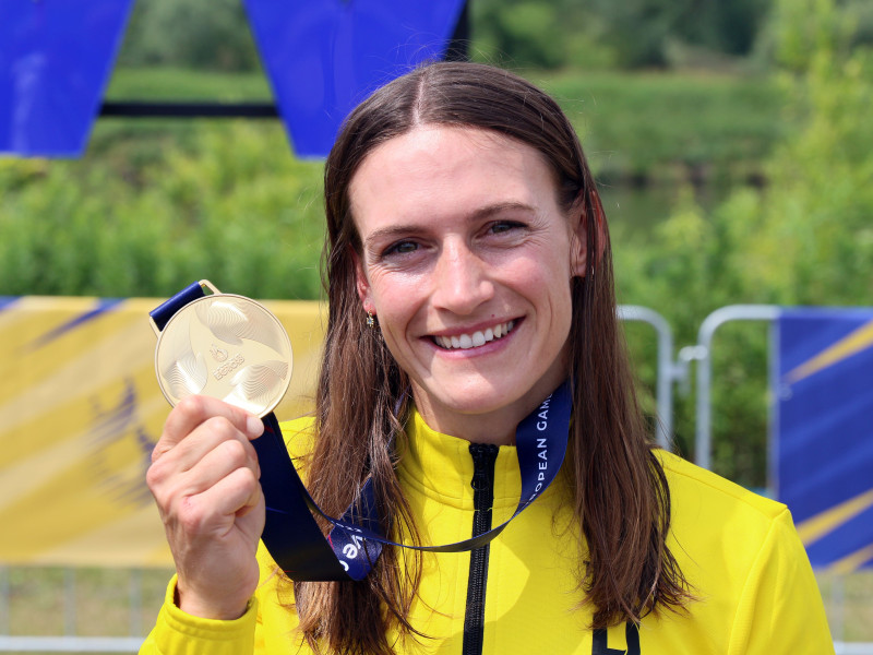 Jiri Prskavec and Ricarda Funk completed their impressive medals collections