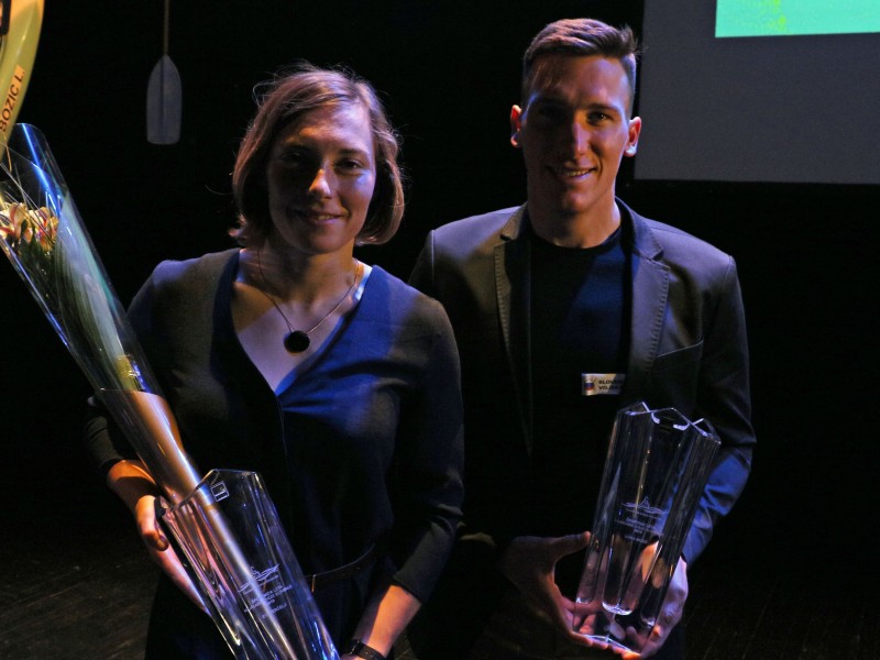 Eva Terčelj and Luka Božič are Slovenian paddlers of the year