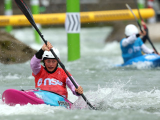 Alena Marx queen of kayak cross events at the European Championships in Ljubljana - Tacen