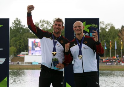 Germany's golden opening first final day at Canoe Sprint Europeans Munich 2022