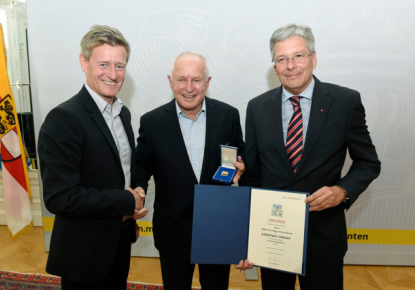 Golden laureus for Helmar Steindl