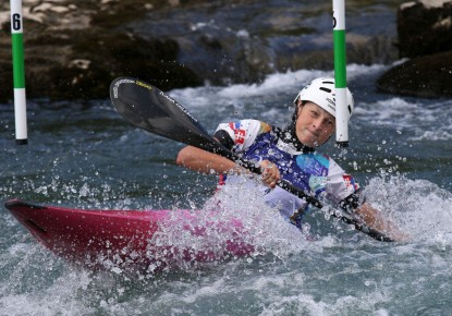 The 2021 ECA Junior and U23 Canoe Slalom European Championships started with kayak heats