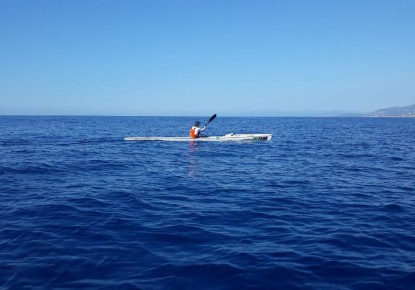 Nicolas Lambert and his kayak journey to Corsica