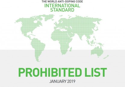 WADA’s 2019 List of Prohibited Substances and Methods